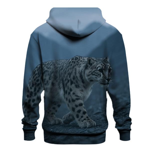 Ridge Ghost Snow Leopard embroidered hoodies