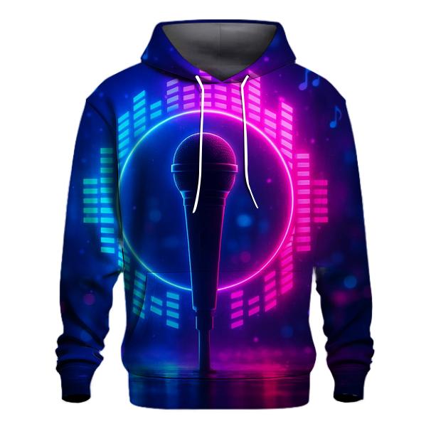 Neon Equalizer Halo custom hoodies
