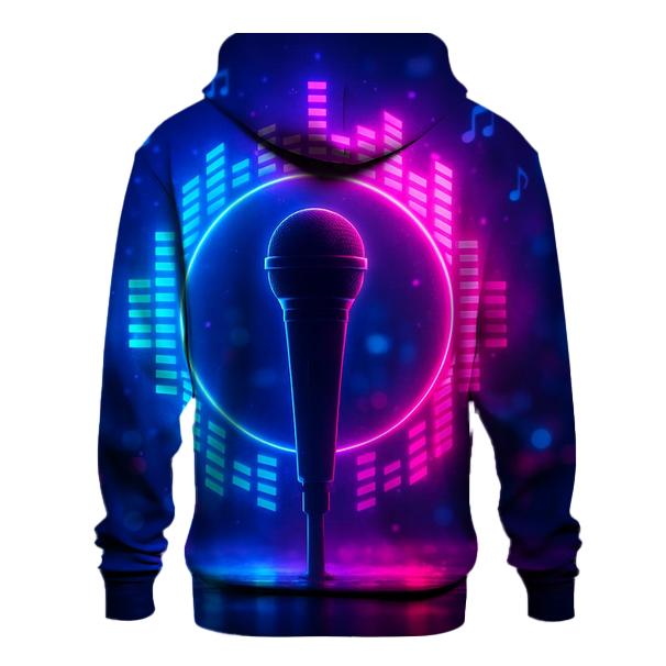 Neon Equalizer Halo custom hoodies