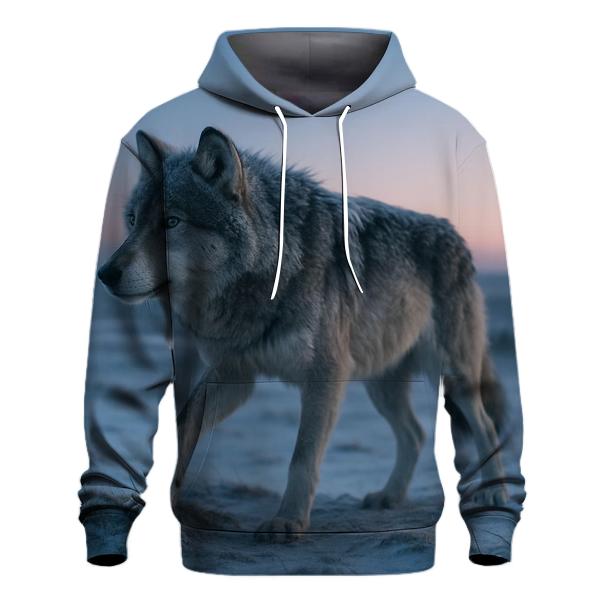 Alaskan Tundra Alpha At Dawn heavyweight hoodies