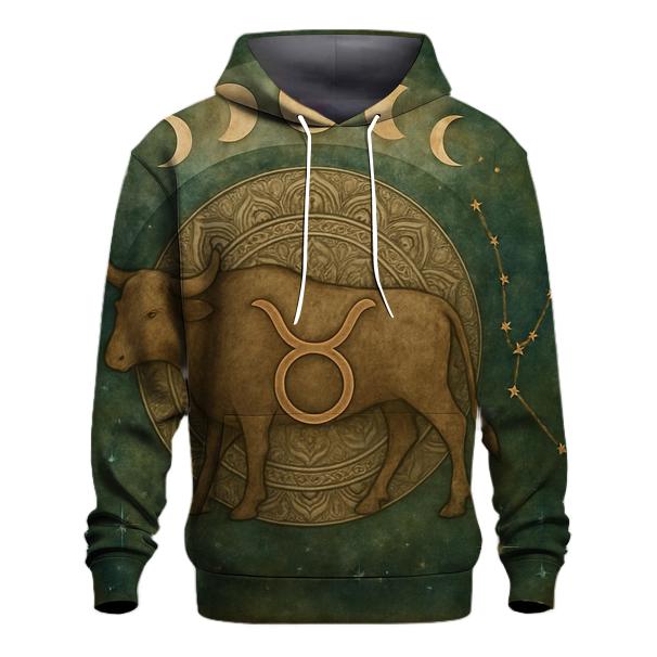 Mystic Taurus Bull Glyph Design hoodie styles