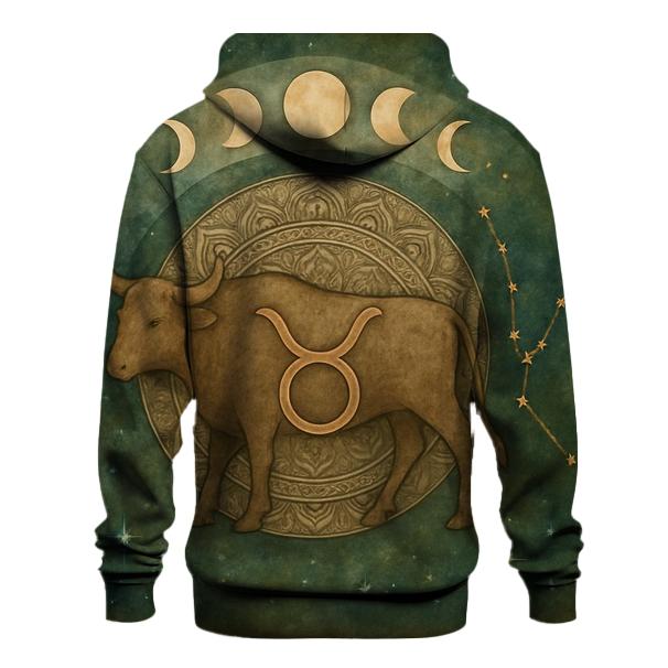 Mystic Taurus Bull Glyph Design hoodie styles