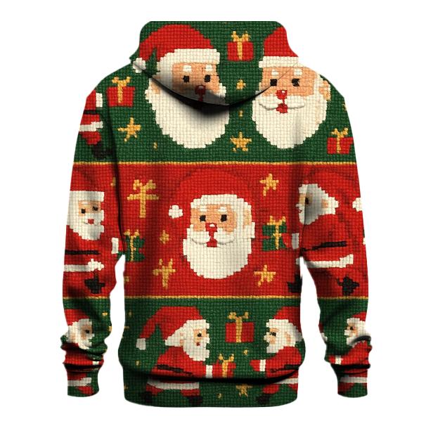 Pixel Santa Parade Design hoodie trends