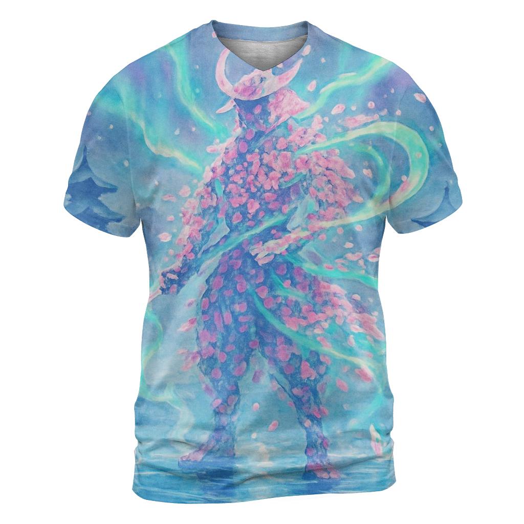 Aurora Sakura Samurai trendy printed shirt styles