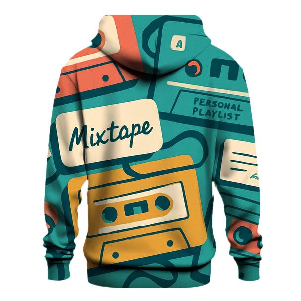 Cassette Tape Collage zip-up hoodies