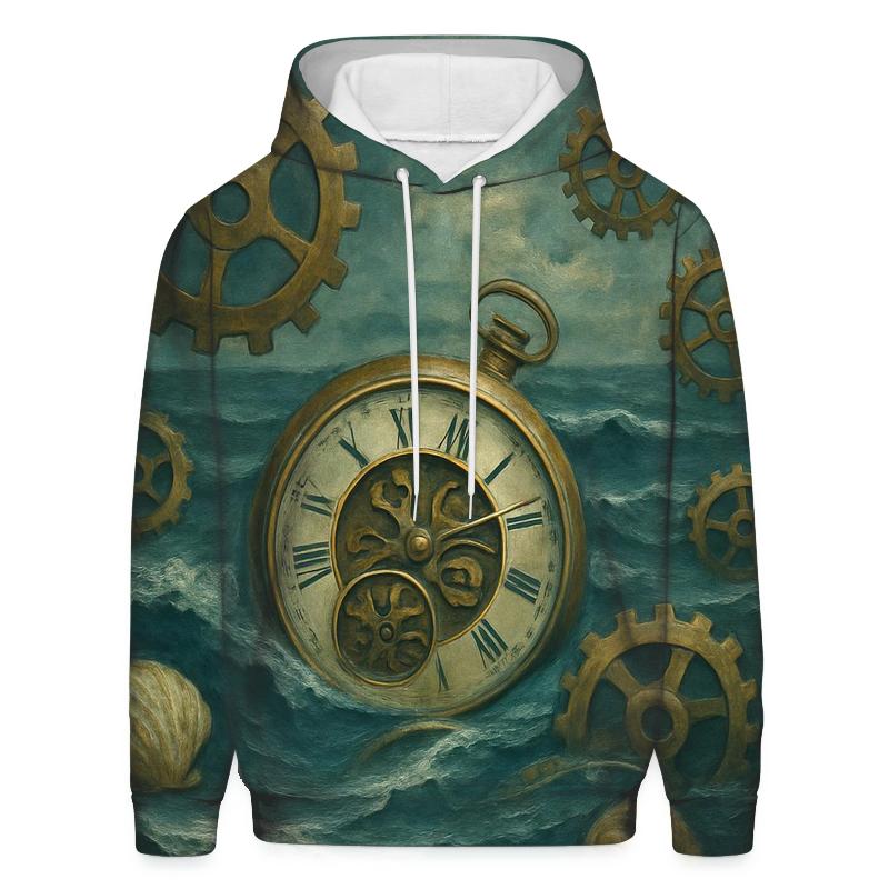 Surreal Ocean Clockwork custom hoodies