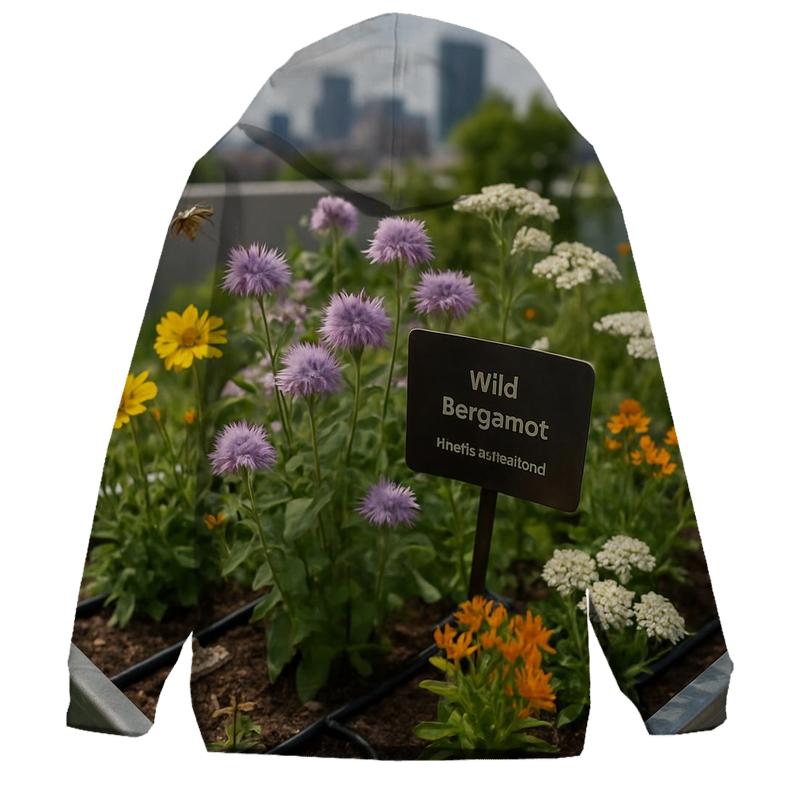 Urban Rooftop Pollinator Patch hoodie styles