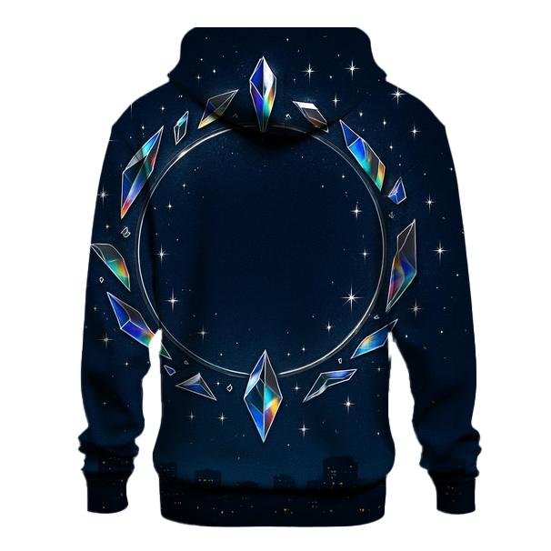 Midnight Prism Halo graphic hoodies