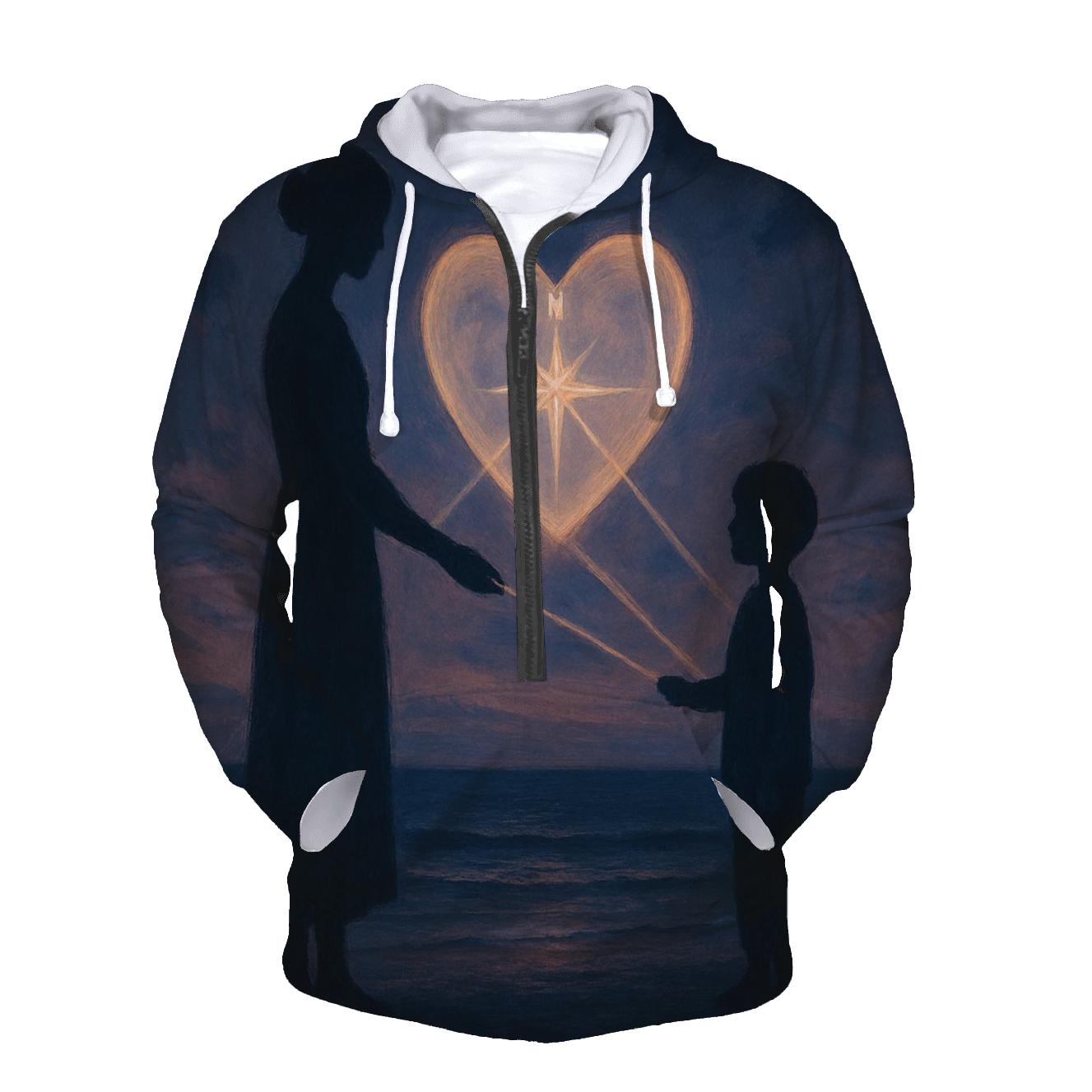 The Heart Compass premium hoodies