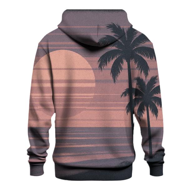 VHS Static Sunset hoodie trends