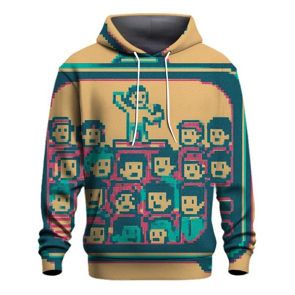 Pixel Concert Crowd hoodie trends