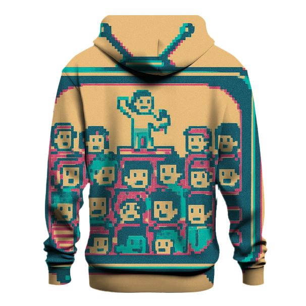 Pixel Concert Crowd hoodie trends