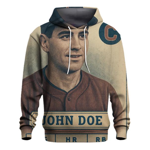 Old School Baseball Card heavyweight hoodies