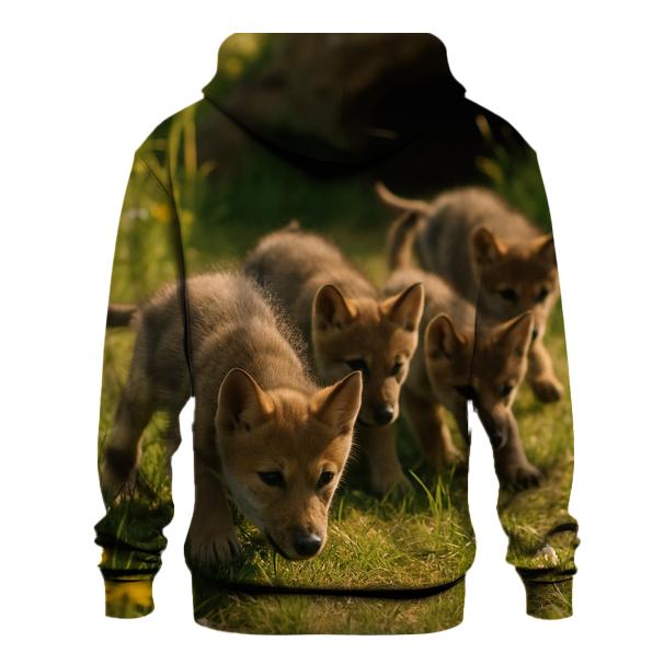 Pups Learning To Stalk heavyweight hoodies