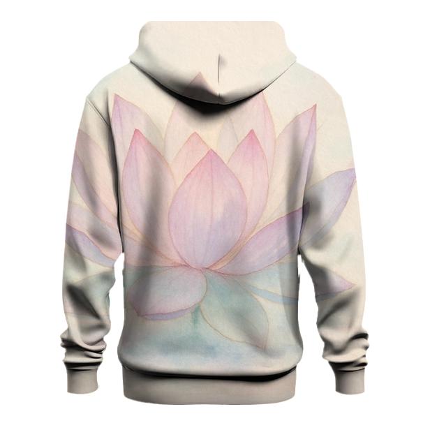 Lotus Of Stillness printed hoodies