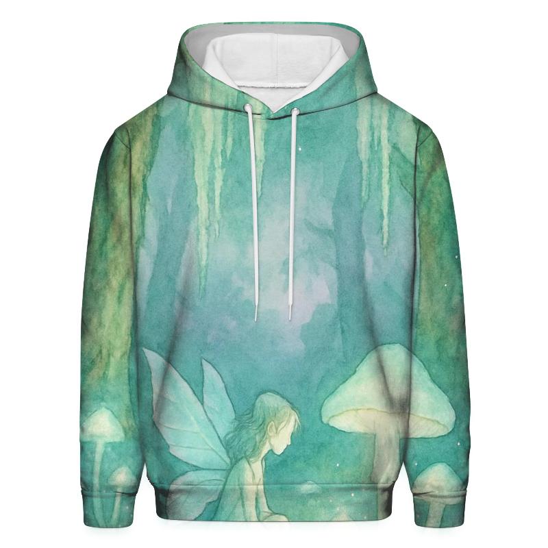 Luminous Forest Faerie embroidered hoodies