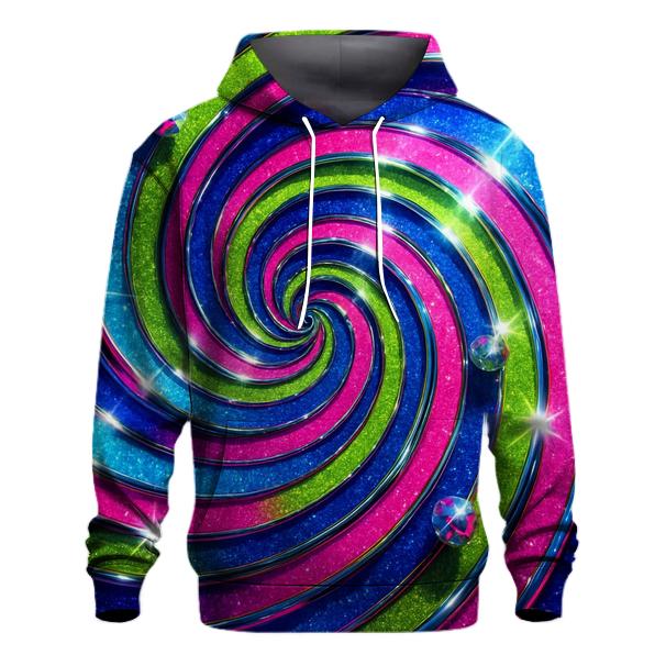 Electric Disco Vortex lightweight hoodies