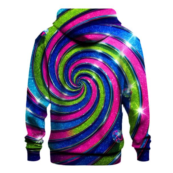 Electric Disco Vortex lightweight hoodies