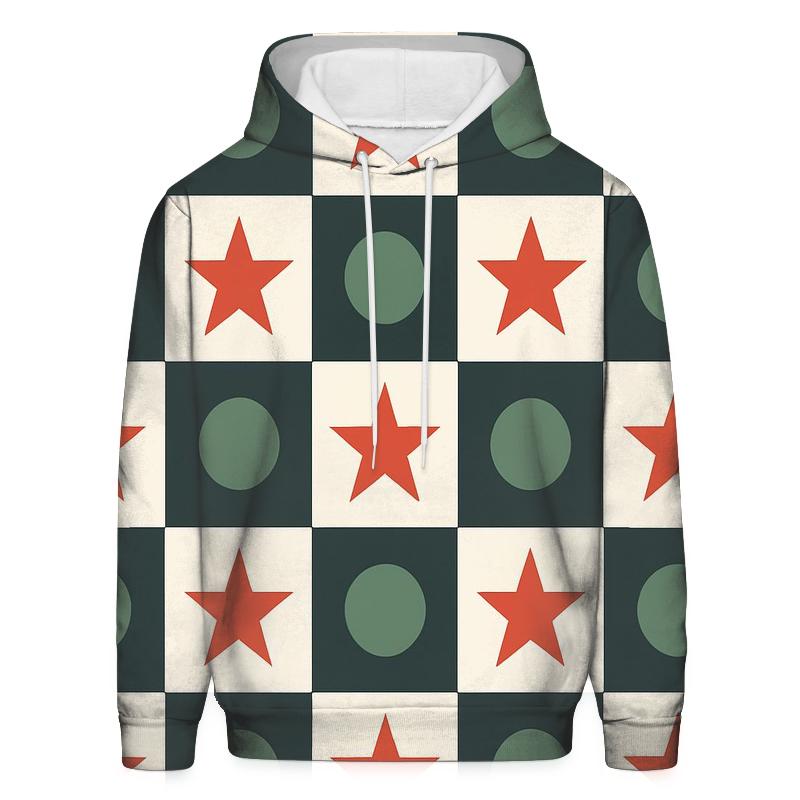 Snow Star Checker lightweight hoodies