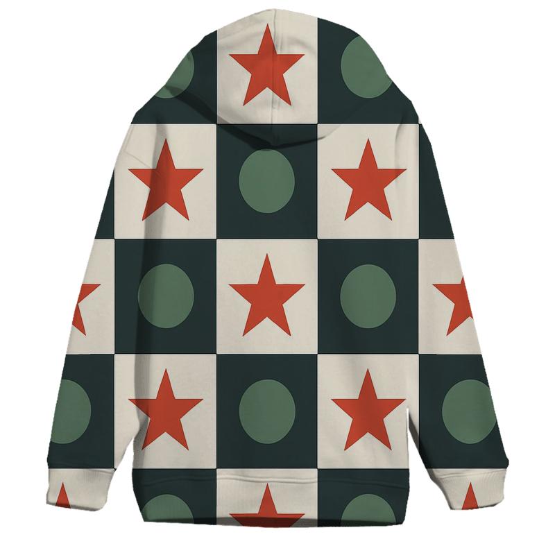 Snow Star Checker lightweight hoodies
