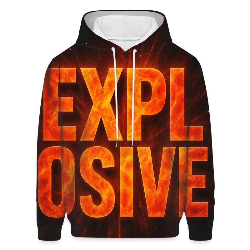Solar Flare Typography custom hoodies