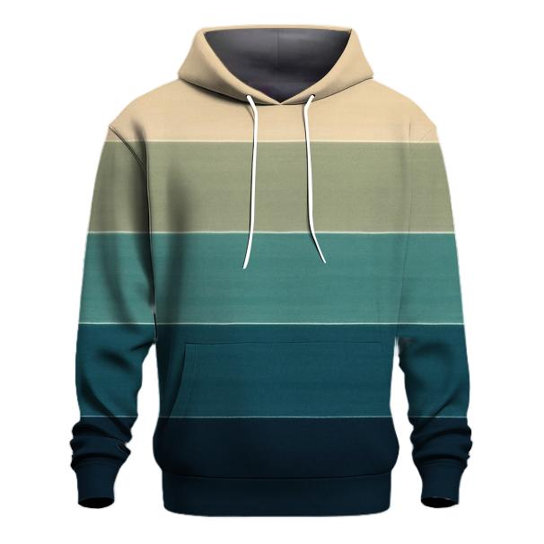 Horizon Lagoon Stripes custom hoodies