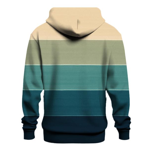 Horizon Lagoon Stripes custom hoodies