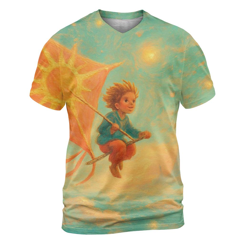 Solar Kite Rider trendy printed shirt styles