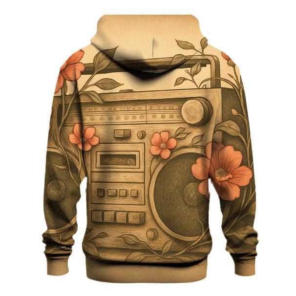 Boombox Floral Remix custom hoodies