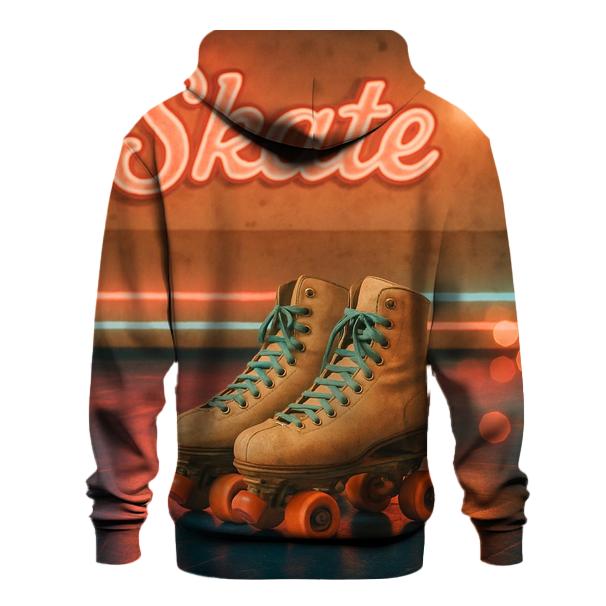 Retro Roller Rink Neon heavyweight hoodies