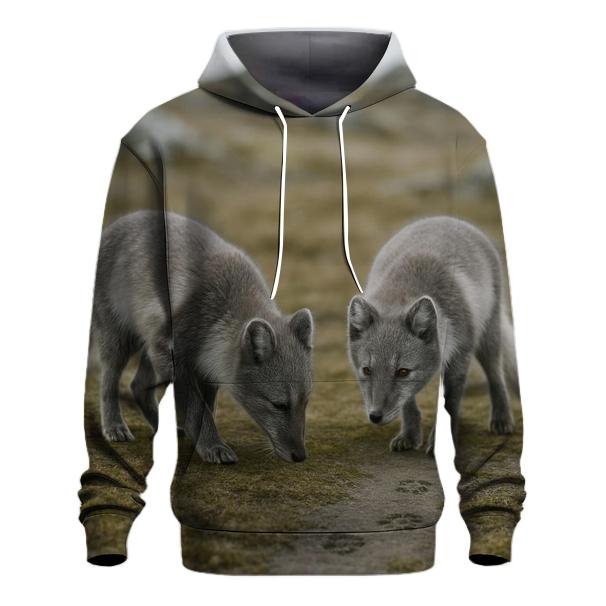 Tundra Grazer Arctic Fox Pair heavyweight hoodies