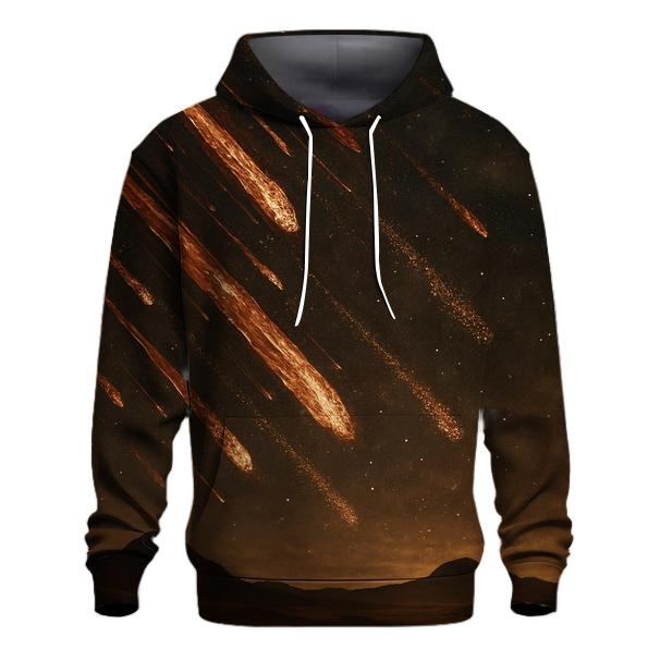 Gilded Meteor Shower pullover hoodies