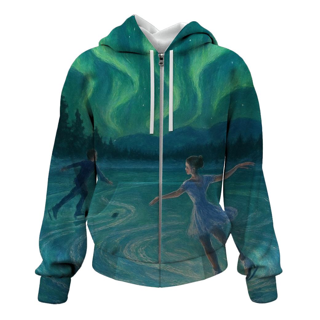 Aurora Ice Rink lightweight hoodies