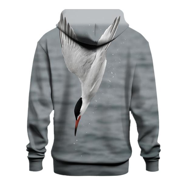 Pelagic Archer Common Tern Dive printed hoodies