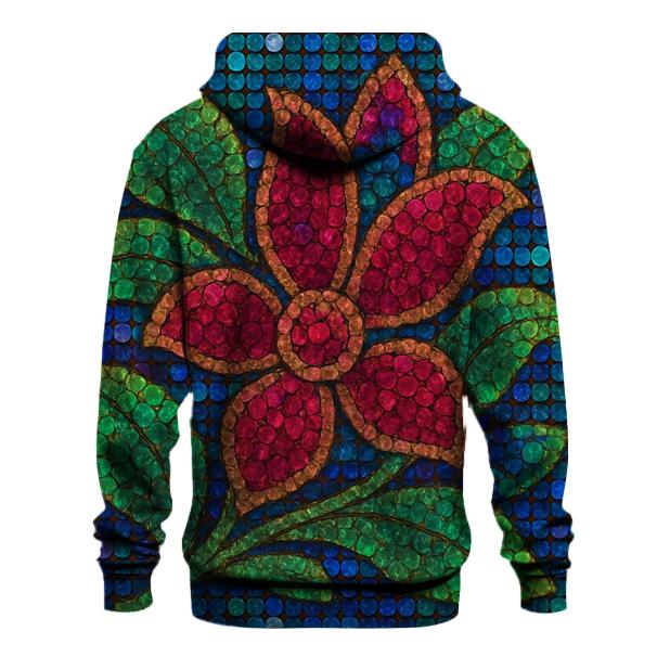 Sequin Garden Mosaic printed hoodies