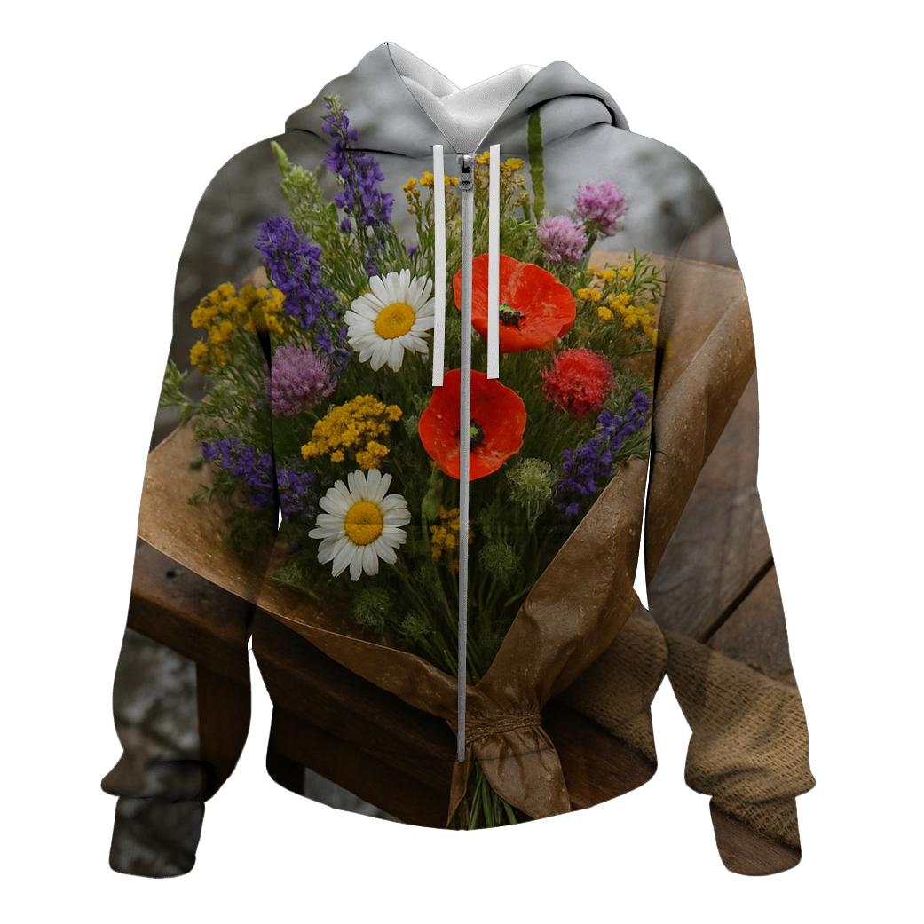 Market Bouquet After Rain premium hoodies