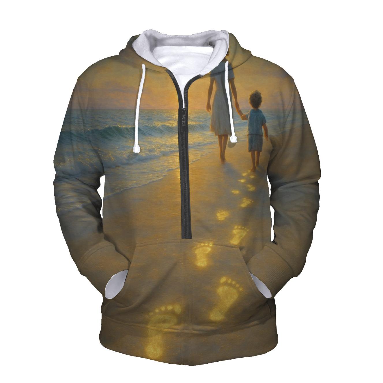 Footprints Of Light premium hoodies