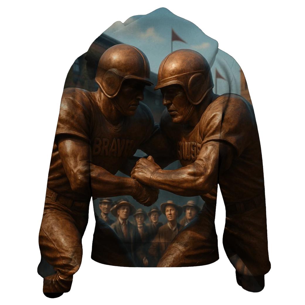 Historic Rivalry In Bronze And Sky hoodie trends