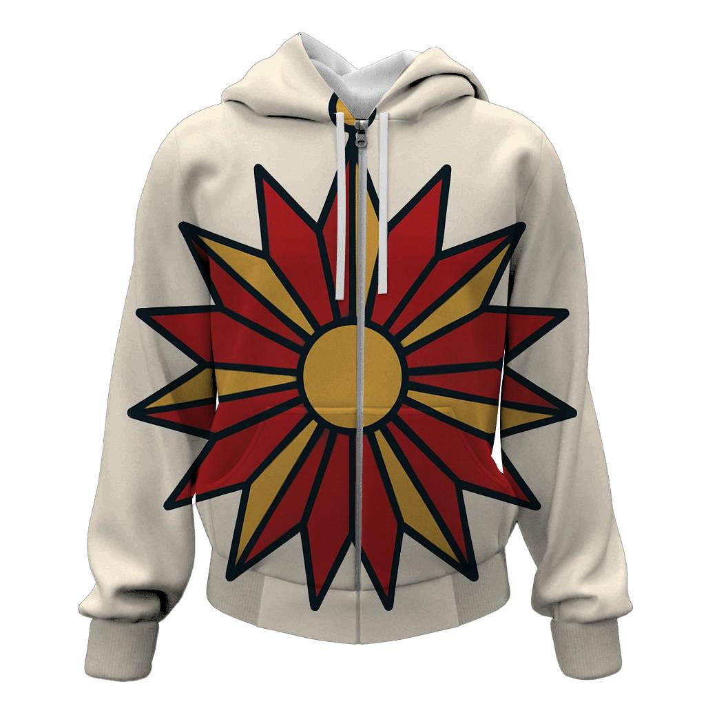Starburst Ornament lightweight hoodies