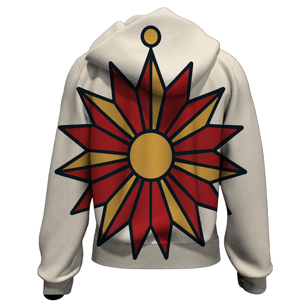 Starburst Ornament lightweight hoodies