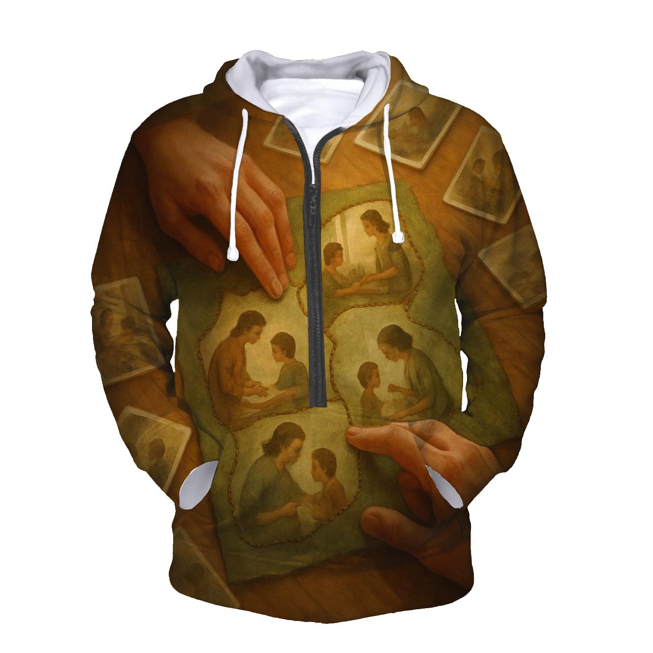 The Unspoken Map embroidered hoodies