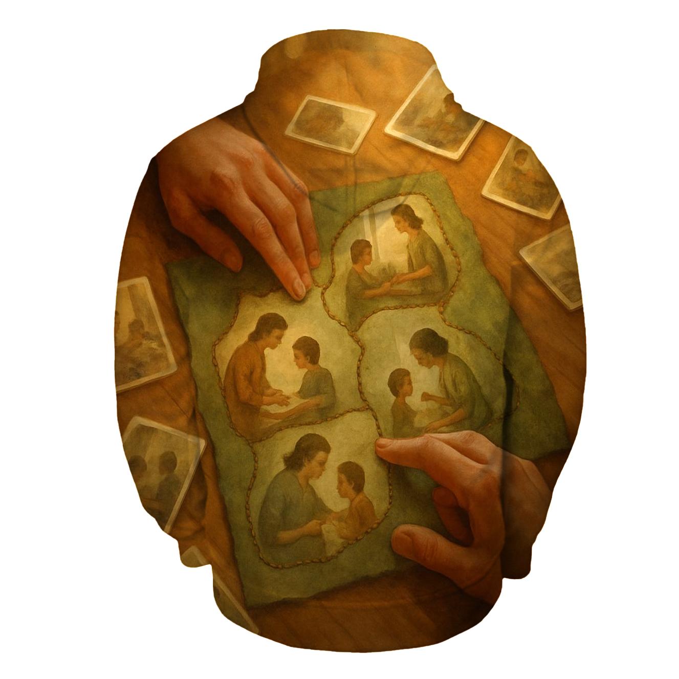 The Unspoken Map embroidered hoodies