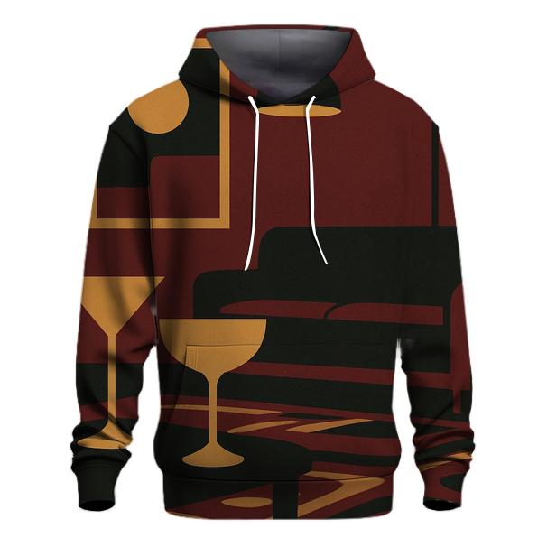 Velvet Lounge Silhouettes pullover hoodies