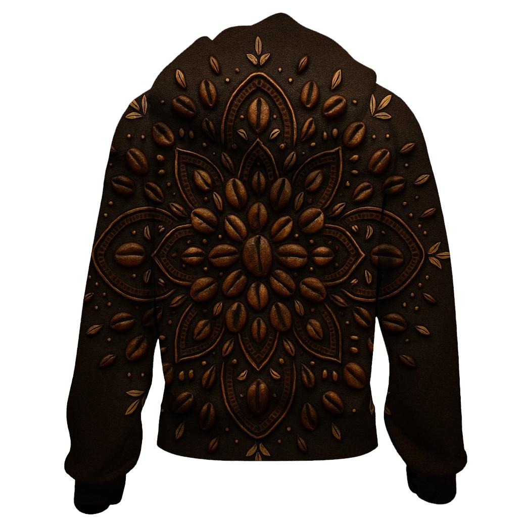Bean Mandala Circle hoodies fashion