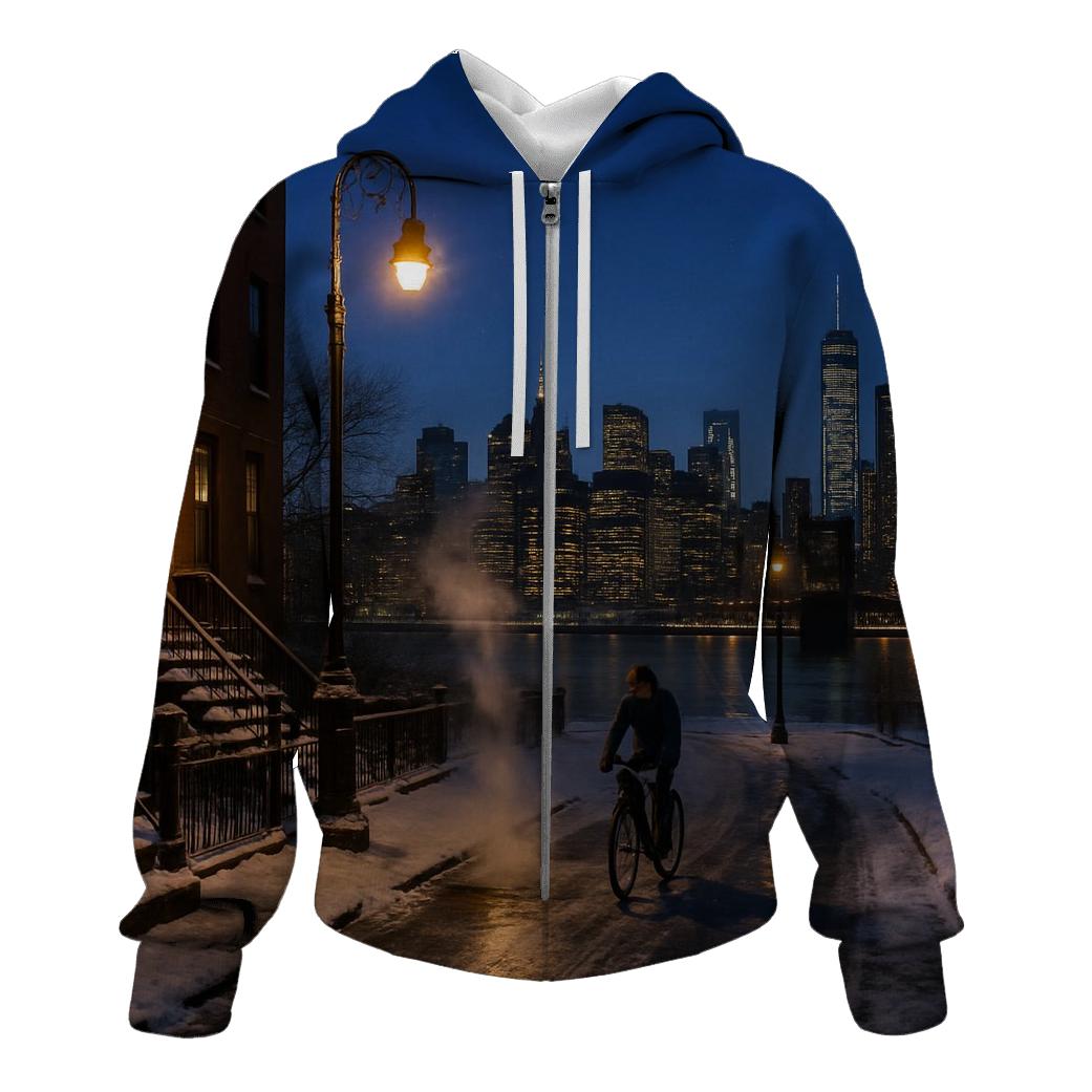 Winter Solstice Over Brooklyn Heights hoodies fashion