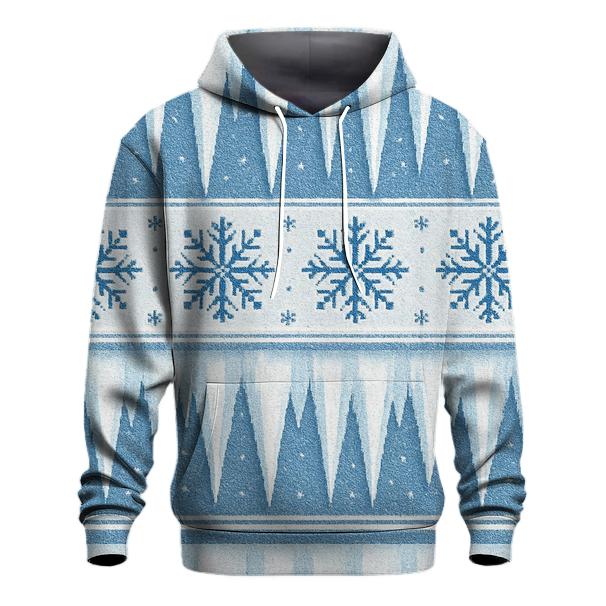 Icicle Banner Cascade Design zip-up hoodies