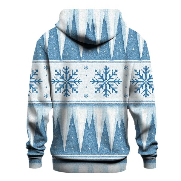Icicle Banner Cascade Design zip-up hoodies