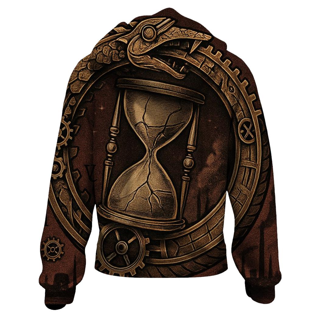 Clockwork Ouroboros Mechanism hoodie trends