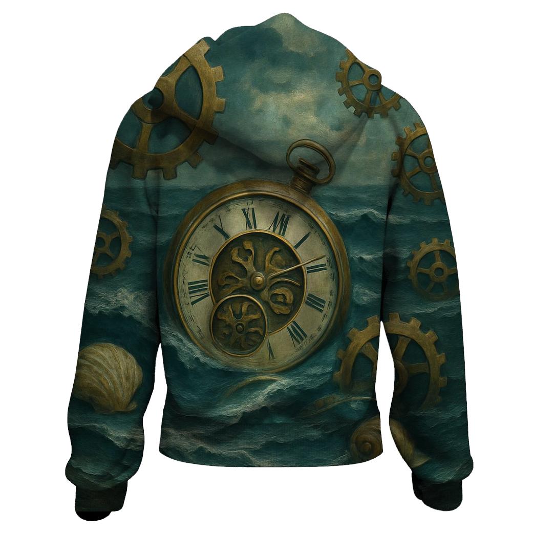 Surreal Ocean Clockwork pullover hoodies
