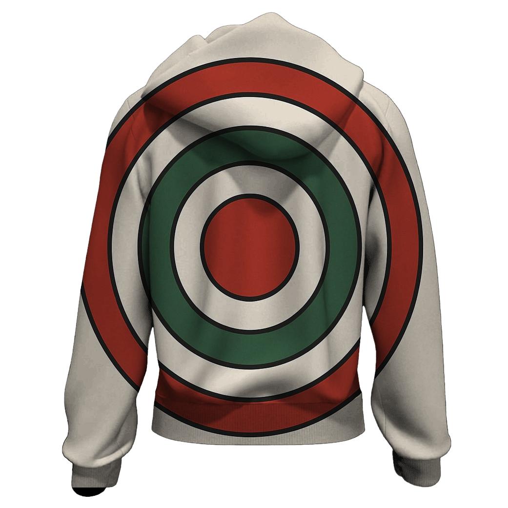 Concentric Ornament Rings lightweight hoodies
